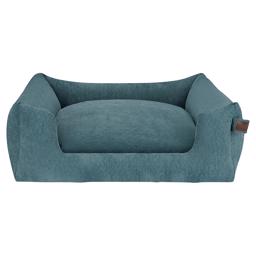 Fantail Snooze Mellow Designer Hundsäng i Peacock Blue